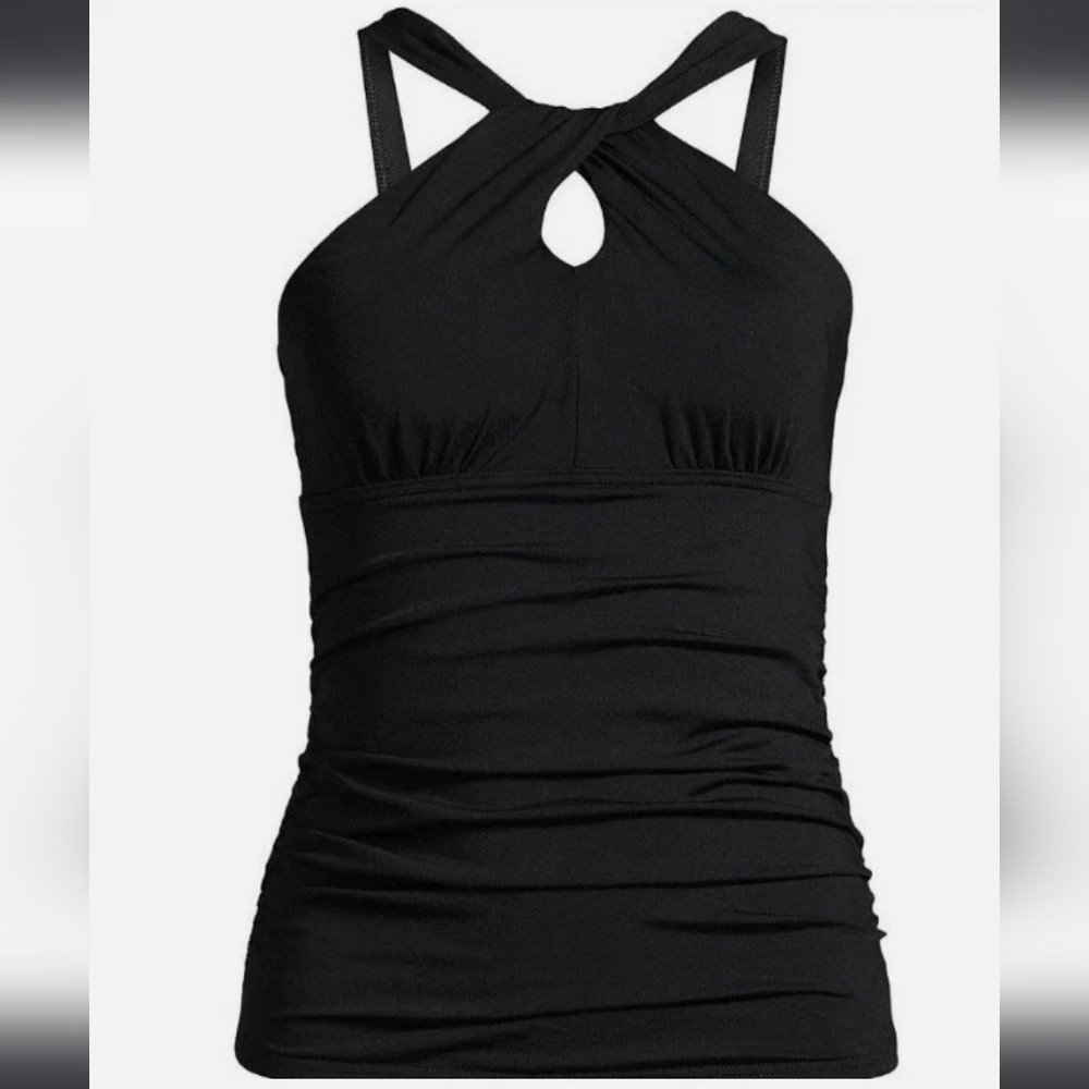 Lands' End Multiway Tankini Top 20-22W